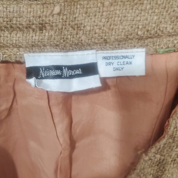 Vintage Nieman Marcus Tweed Pencil Skirt Fully Lined Size tag removed 28" Waist - Picture 14 of 15